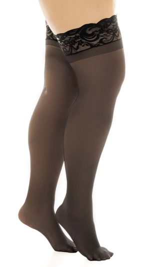 Mapale 1108X Sheer Thigh Highs with Stay Up