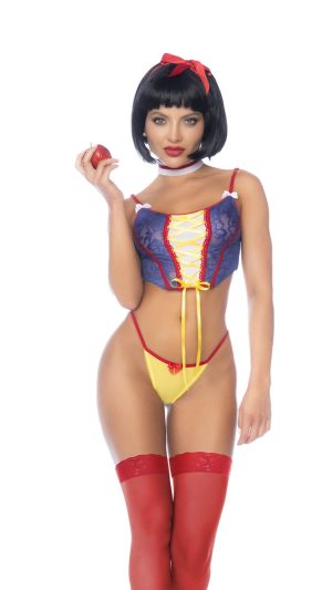 Seductive Poisoned Apple Princess Lingerie Set for Sensual Nights