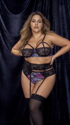 Mapale 7496X Babydoll Three Piece Set