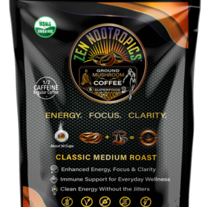 Mushroom Coffee for Energy, Focus & Clarity