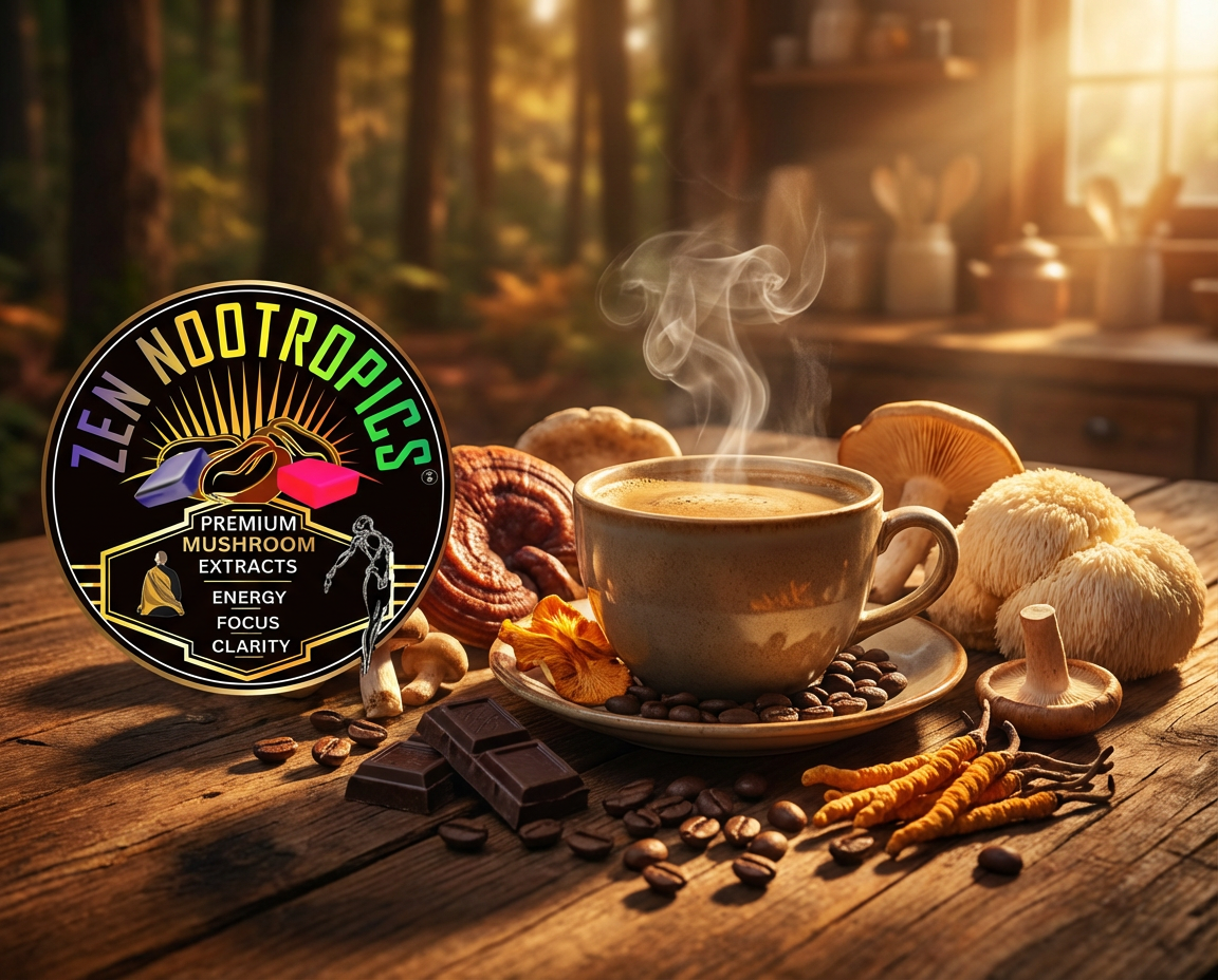zen nootropics mushroom coffee
